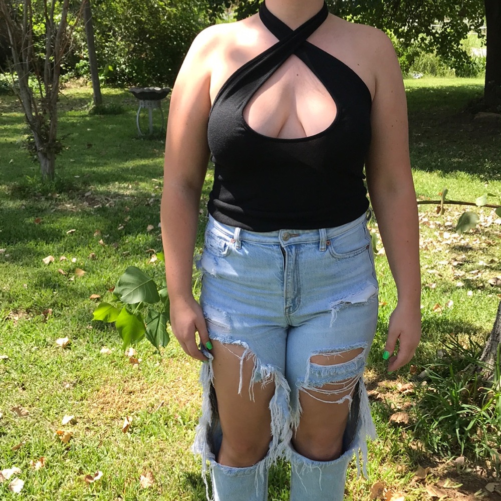 Black sexy shirt